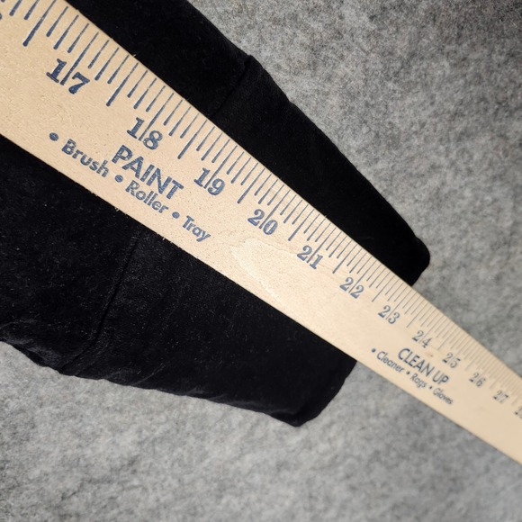 Michael Kors Black Velvet Womens Funnel Neck Button Front Jacket Plus Size 1X - Picture 6 of 16